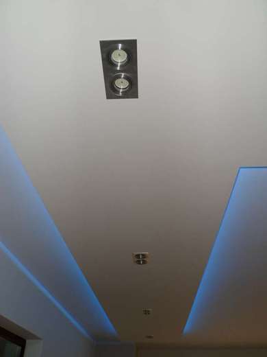 Svetelná rampa zo sadrokartónu led